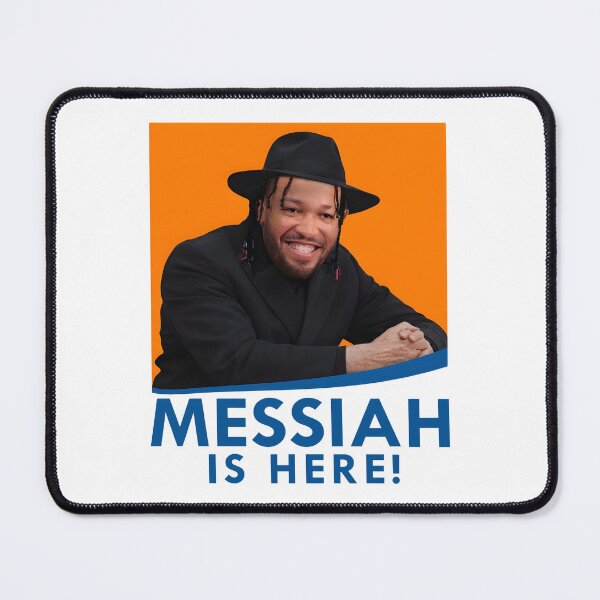 Item preview, Messiah Is Here Funny Basketball Fan Playoff Parody Design designed and sold by KAWKAW-DRHM.