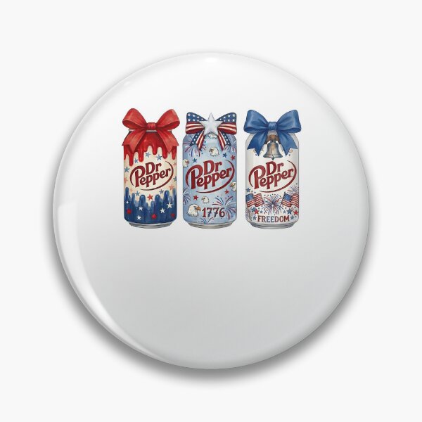 Item preview, Patriotic Soda Inspired Vintage Americana Soda Can 4th Of July Bow designed and sold by KAWKAW-DRHM.
