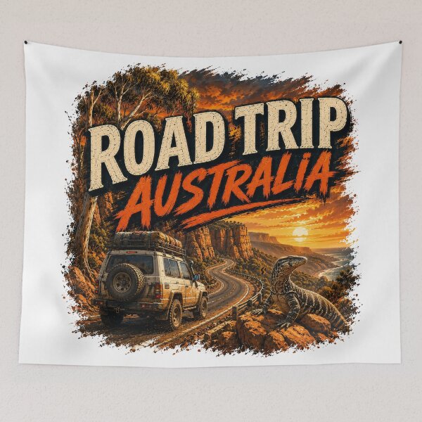 Artikelvorschau, Road Trip Australia Adventure – Aussie Travel Souvenir Gift entworfen und verkauft von Holiday-Hunter.