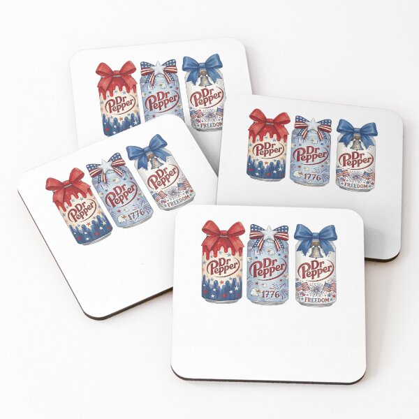 Item preview, Patriotic Soda Inspired Vintage Americana Soda Can 4th Of July Bow designed and sold by KAWKAW-DRHM.