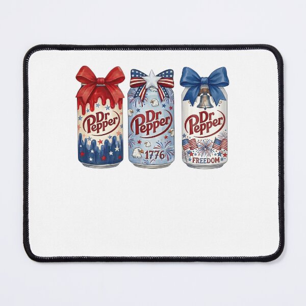 Item preview, Patriotic Soda Inspired Vintage Americana Soda Can 4th Of July Bow designed and sold by KAWKAW-DRHM.
