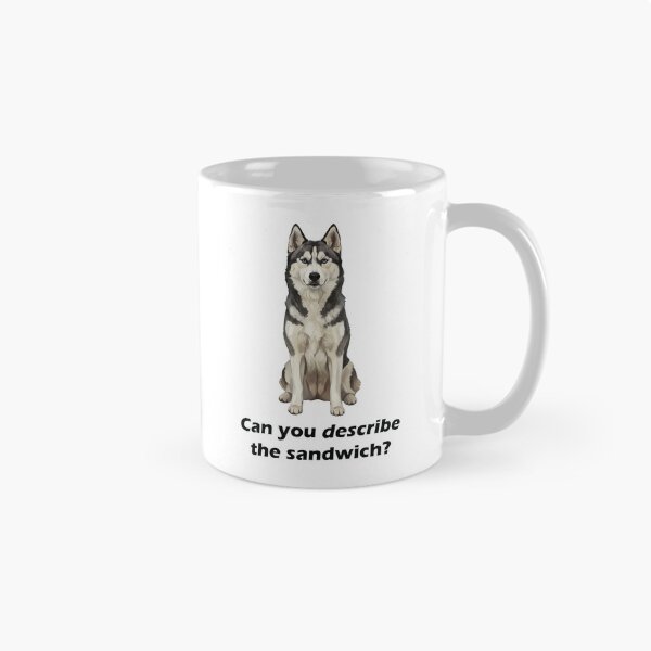 Item preview, Husky with funny slogan designed and sold by Skeezix-66.