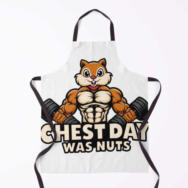 Item preview, Chest Day Was Nuts Funny Squirrel Gym designed and sold by Digistore1221.