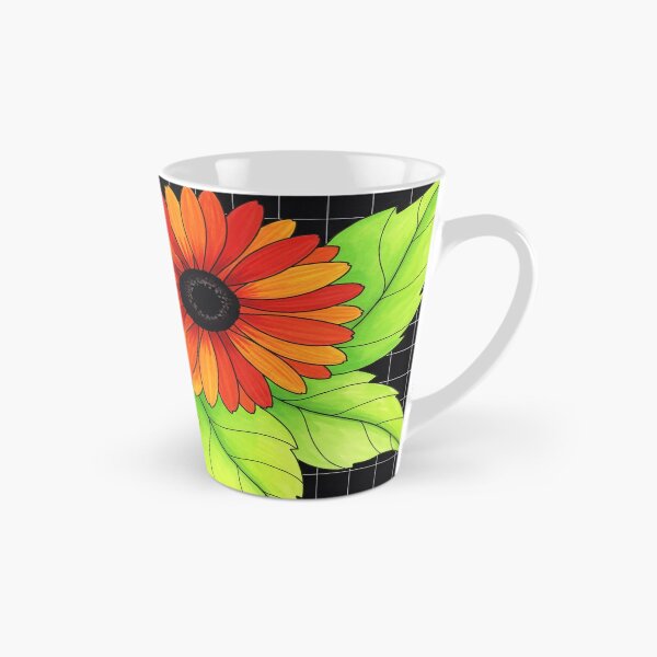 Item preview, Floral Grid Garden Illustration designed and sold by PixorStudio.