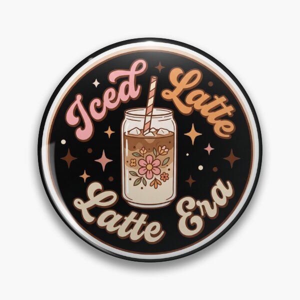 Item preview, Iced Latte Era Cute Coffee designed and sold by Sketchlegacy.