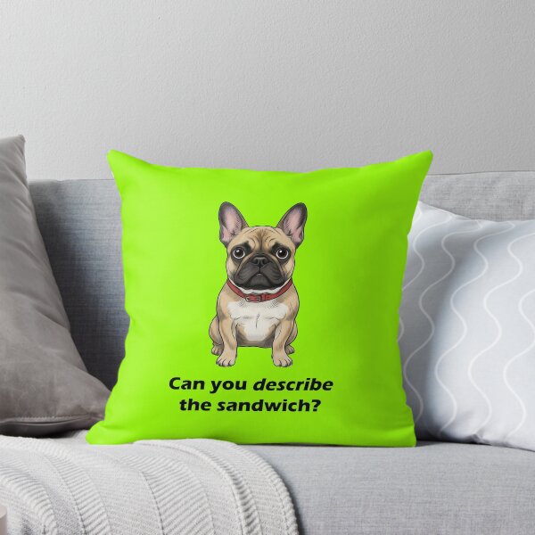 Item preview, French bulldog with funny slogan designed and sold by Skeezix-66.