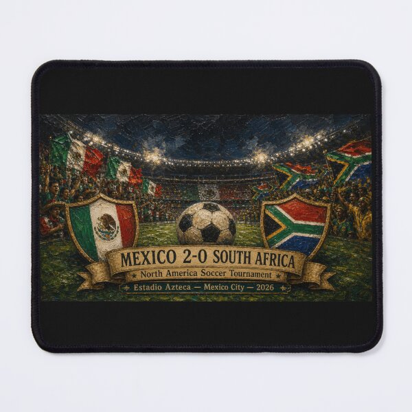 Item preview, Elegant Mexico Triumphs Over South Africa designed and sold by BrickByDream.
