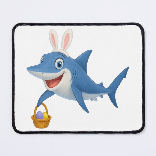 Item preview, Easter Blue Shark designed and sold by Sillytoe.