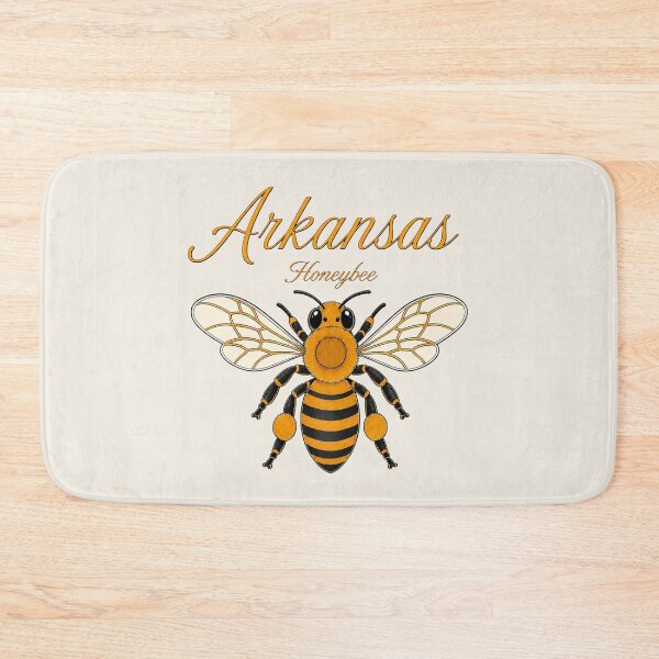Item preview, Arkansas Honeybee Retro State Insect Poster designed and sold by The-Drip-Studio.
