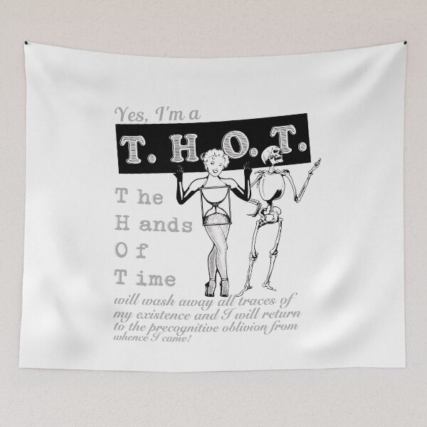 Item preview, Hands Of Time Existential Quote Graphic designed and sold by snugglee.