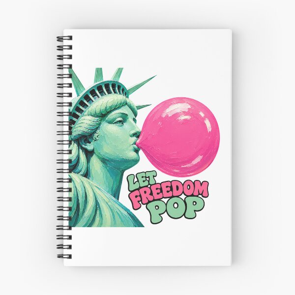 Item preview, Let Freedom Pop Statue Of Liberty Bubblegum Pop Art designed and sold by chattsuede.