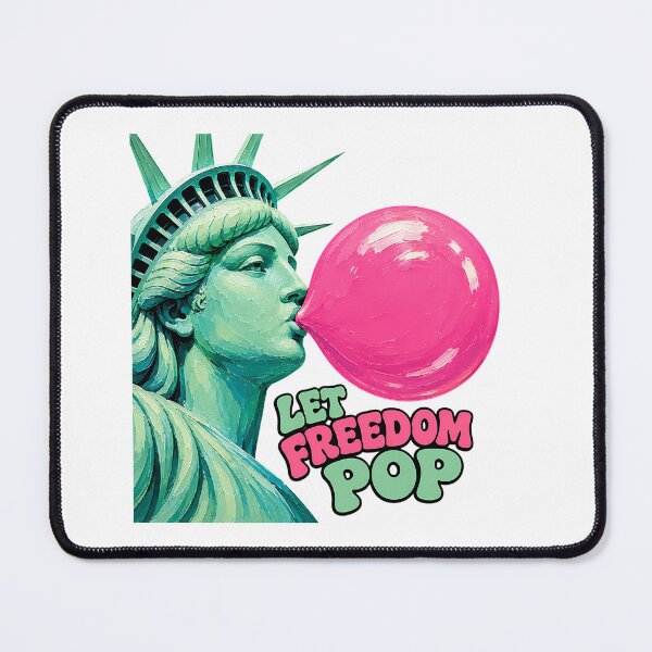 Item preview, Let Freedom Pop Statue Of Liberty Bubblegum Pop Art designed and sold by chattsuede.