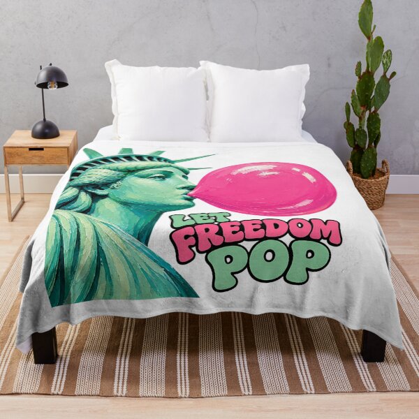 Item preview, Let Freedom Pop Statue Of Liberty Bubblegum Pop Art designed and sold by chattsuede.