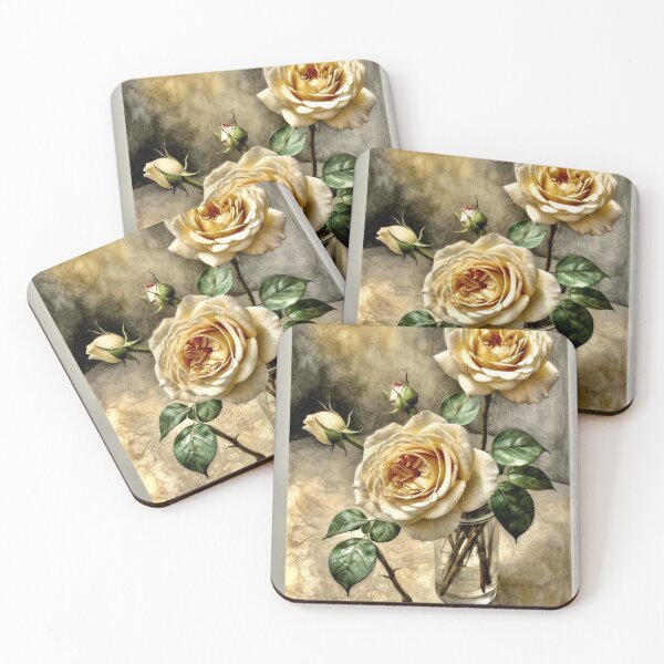 Item preview, Two Cream Roses designed and sold by ©Janis Zroback.