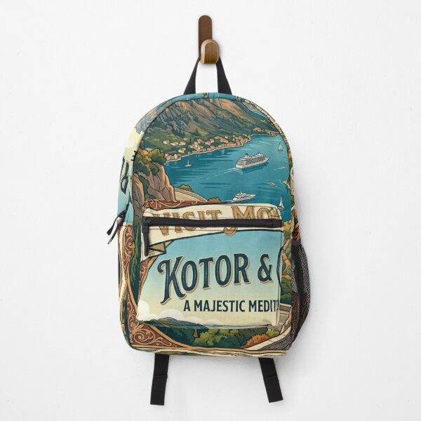 Item preview, Montenegro Travel Poster Vintage Kotor Bay | Majestic Mediterranean Fjord designed and sold by ElartedeNoel.