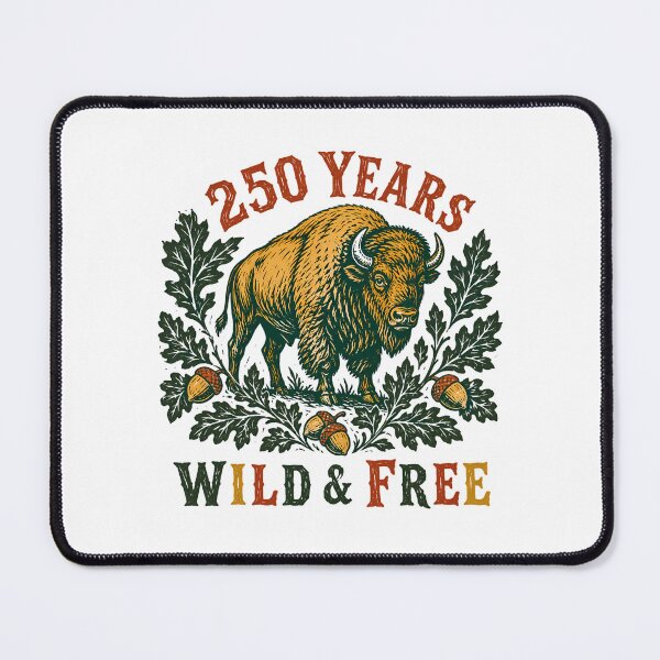 Item preview, Vintage Bison Wild And Free Woodcut Outdoor Lover designed and sold by chattsuede.