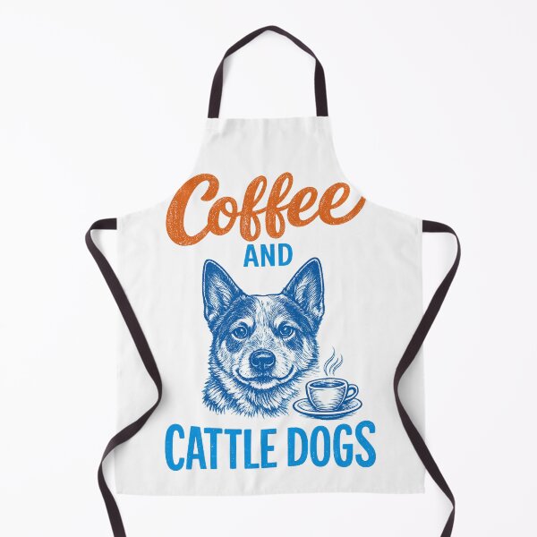 Item preview, Coffee And Cattle Dogs : Australian Cattle Dog Lover Pet Owner quote designed and sold by PrintifyPxl.