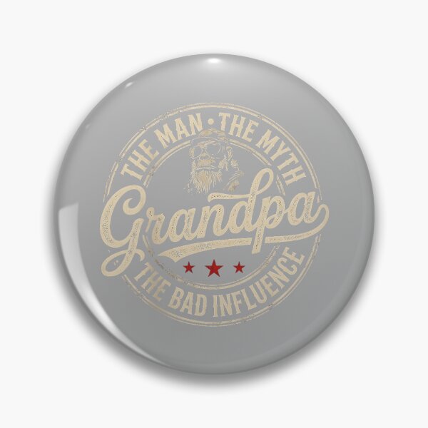 Item preview, The Man The Myth Grandpa The Bad Influence Monkey designed and sold by GreggRoss.