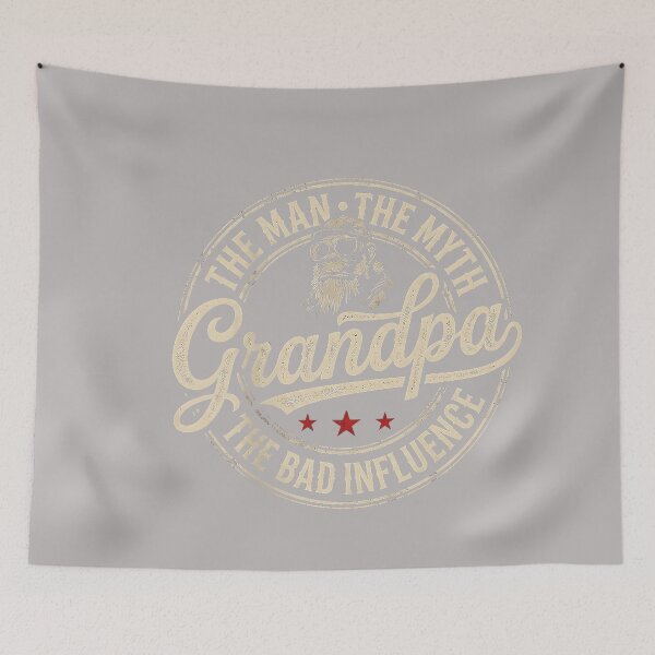 Item preview, The Man The Myth Grandpa The Bad Influence Monkey designed and sold by GreggRoss.