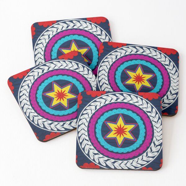 Item preview, Suzani Star Embroidery Medallion designed and sold by PixorStudio.