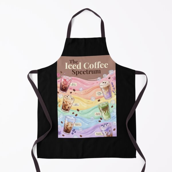 Item preview, Pastel Iced Coffee Drinks Spectrum Poster designed and sold by Sketchlegacy.