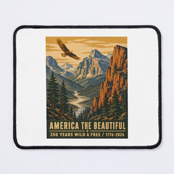 Item preview, America The Beautiful 250 Years Vintage National Park designed and sold by chattsuede.