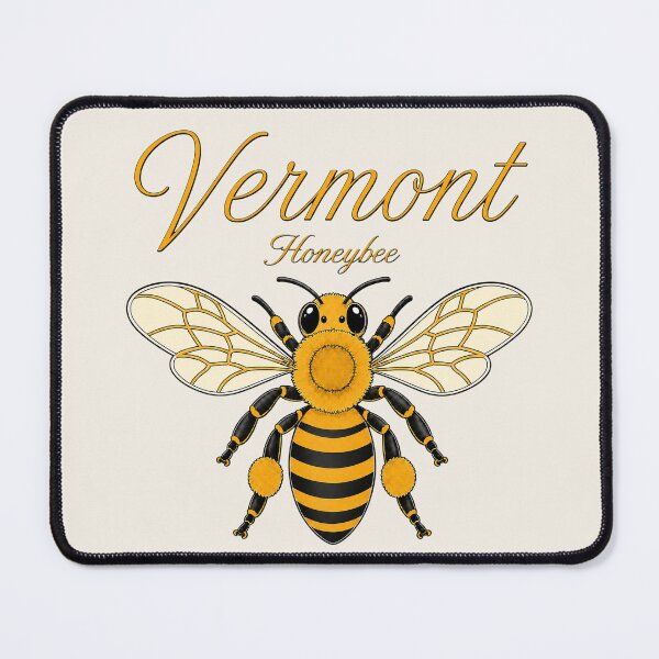 Item preview, Vermont Honeybee Vintage Nature Illustration designed and sold by The-Drip-Studio.