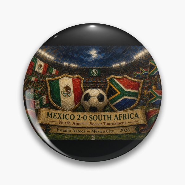 Item preview, Big Mexico Triumphs Over South Africa designed and sold by BrickByDream.