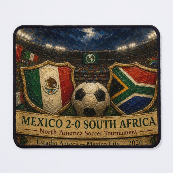Item preview, Big Mexico Triumphs Over South Africa designed and sold by BrickByDream.