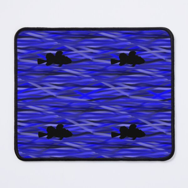 Item preview, Pattern - Blue Threads with Fish designed and sold by ZepoPublishing.