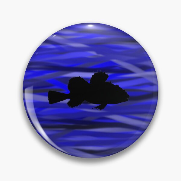 Item preview, Pattern - Blue Threads with Fish designed and sold by ZepoPublishing.