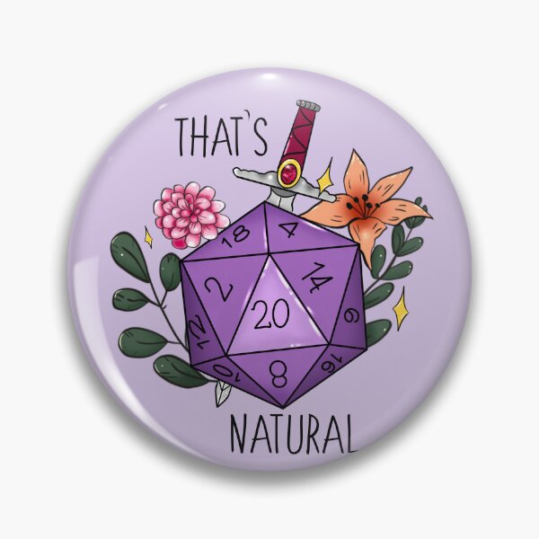 Item preview, That's natural 20 says lucky number  designed and sold by RavenAMarie .