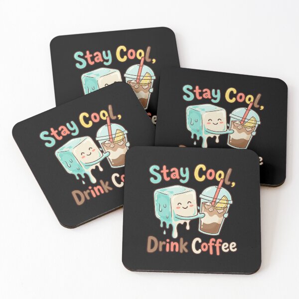 Item preview, Stay Cool Drink Coffee Cute Iced Drink designed and sold by Sketchlegacy.