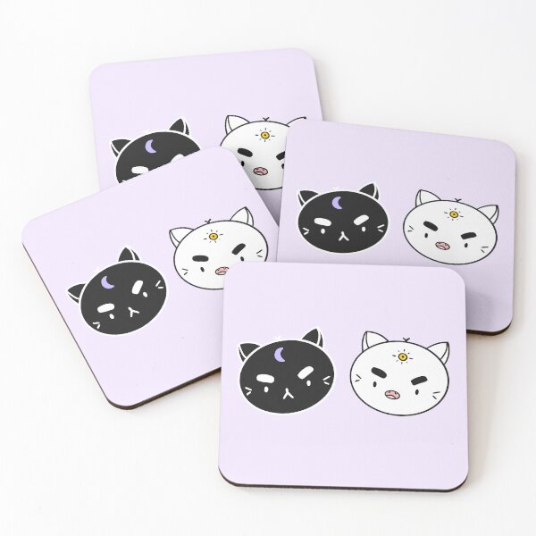 Item preview, Night & Day Cats designed and sold by The Mossy Toadstool.