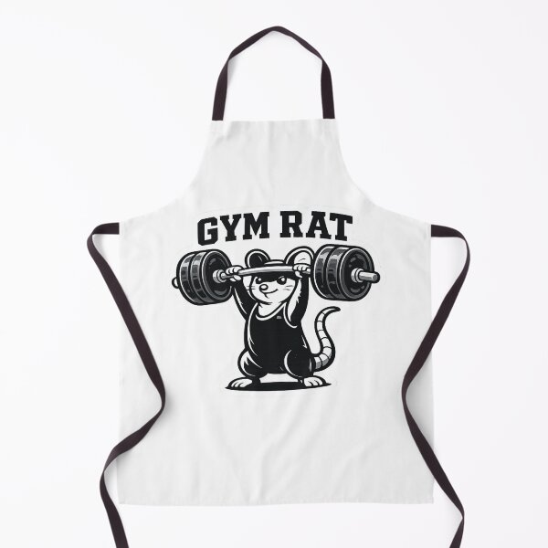 Item preview, Gym Rat Funny Mouse Lifting Barbell designed and sold by Digistore1221.