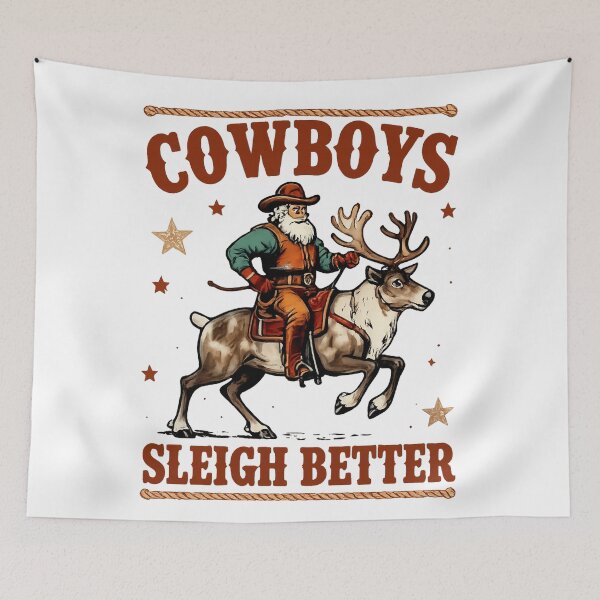 Item preview, Cowboy Christmas Ride designed and sold by LuloCreative.