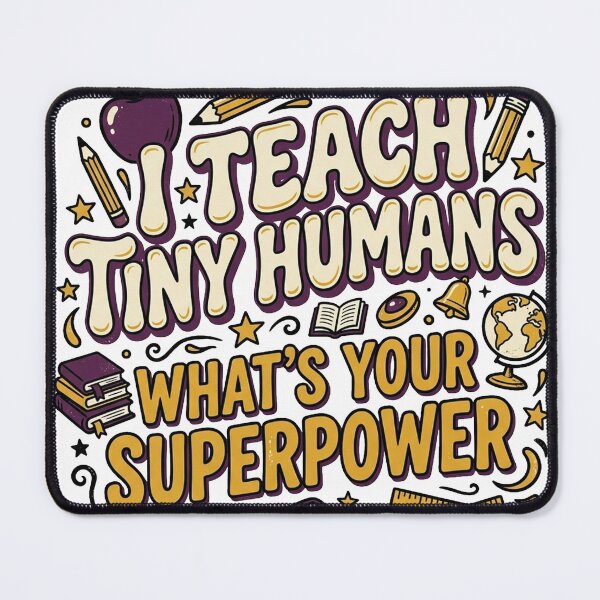 Item preview, I Teach Tiny Humans What's Your Superpower designed and sold by PlushFutura.