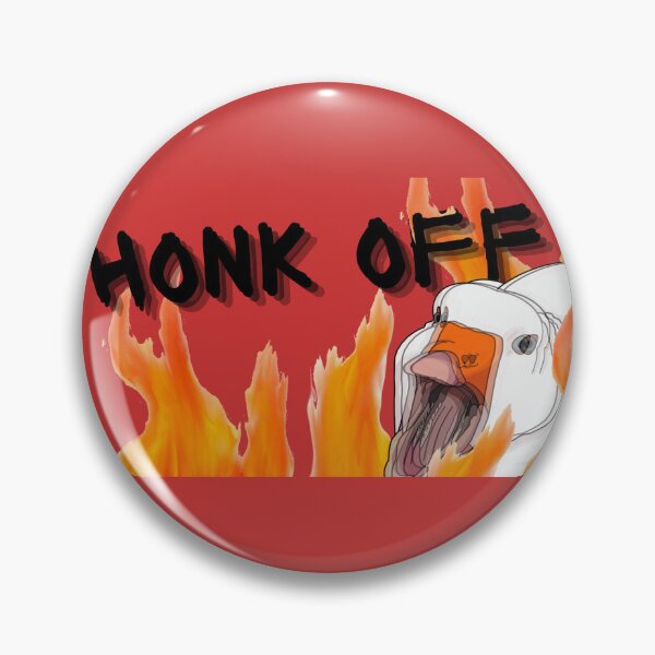 Item preview, ”HONK OFF” Yelling Goose v.1 (Blurry) designed and sold by HipGrandma.