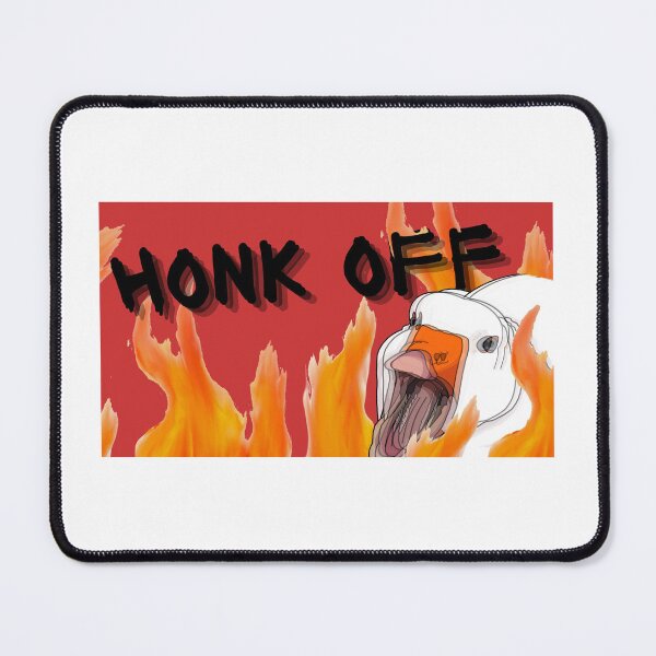 Item preview, ”HONK OFF” Yelling Goose v.1 (Blurry) designed and sold by HipGrandma.