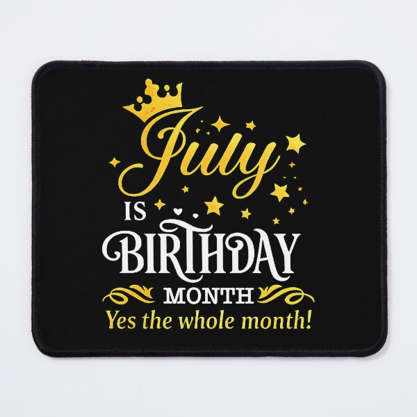 Item preview, July Birthday Month Gold Crown Celebration designed and sold by QuiteOrbit.