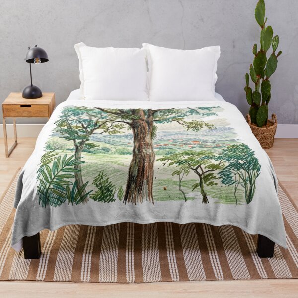 Item preview, Rural landscape: tree and village designed and sold by CristianCEB.