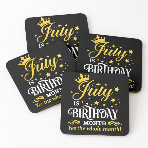Item preview, July Birthday Month Gold Crown Celebration designed and sold by QuiteOrbit.