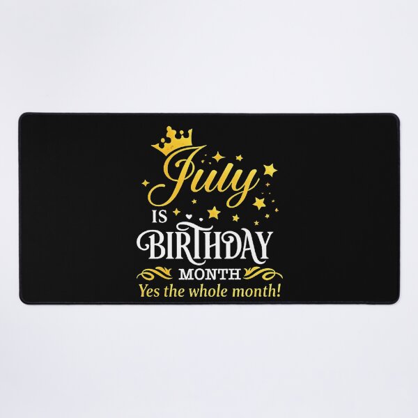 Item preview, July Birthday Month Gold Crown Celebration designed and sold by QuiteOrbit.