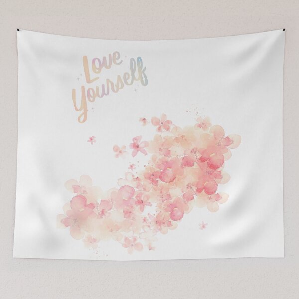 Item preview, Love Yourself in Bloom motivational quote  designed and sold by JSMidnightCreations .