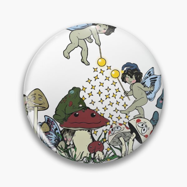 Item preview, Fungi Lover Sprite Illustration Phrase Wear designed and sold by msolgray.