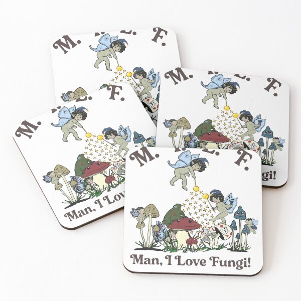 Item preview, Fungi Lover Sprite Illustration Phrase Wear designed and sold by msolgray.