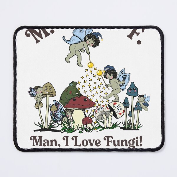 Item preview, Fungi Lover Sprite Illustration Phrase Wear designed and sold by msolgray.