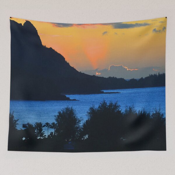 Item preview, Tropical Splendor In Blue And Gold Colors Art Photo designed and sold by DEC02.