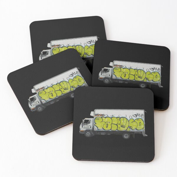 Item preview, GRAFFITI BOX TRUCK THROW UP designed and sold by DITOE.