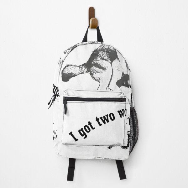 Item preview, Two Wolves Inside Won't Stop Graphic designed and sold by msolgray.
